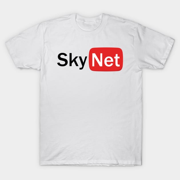 Skynet YouTube Logo T-Shirt by DylanCampbell